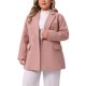 thumbnail image 4 of Abrigo de Mujer Talla Grande Agnes Orinda con Solapa de Doble Botonadura Chaqueta Exterior Casual con Bolsillos 3X Rosa, 4 of 6