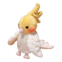 Bothyi - Marioneta De Mano De Loro De 20 Cm, Peluche Para Contar Historias, Juego De Rol Preescolar, Amarillo Y Blanco