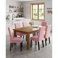 Mylhogar - Pack De 6 Fundas De Sillas Diseño Texturizado De Hojas