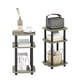 thumbnail image 1 of Mesa lateral Furinno JUST, juego de 2, redonda de 3 niveles, roble francés, 1 of 6