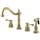 thumbnail image 1 of Grifo de cocina Kingston Brass English Country de 8 pulgadas, 1 of 3