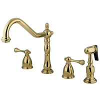 Grifo De Cocina Kingston Brass English Country De 8 Pulgadas