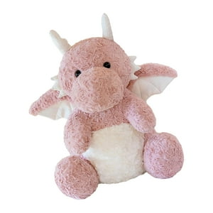 Genérico - Muñeca De Almohada De Dragón Volador De Dibujos Animados Suave Para El Hogar Sofá Cama Vacaciones Niños Rosa