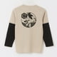 thumbnail image 2 of Polera Doble Manga Niño Back Print Beige Sonic, 2 of 3