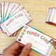 thumbnail image 5 of Tarjetas perforables Jsehchya 350 uds 3,5 x 2 pulg con lunares, 5 of 5