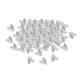 thumbnail image 4 of 100 Piezas De Pasadores De Estante, Soportes De Estante Para Armario, Herrajes Para Muebles De Cocina, Transparentes, 4 of 5