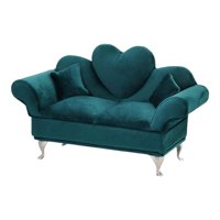 Magideal - Accesorios Para Muñecas En Miniatura, Organizador De Joyero Para Muebles, Decoración Del Hogar, Vitrina De Joyería Bonita Portátil Para Collar, Joyerí , Sofá Corazón