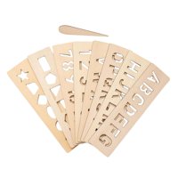 Bothyi - Tablero De Trazado De Madera Aprendizaje De Habilidades Previas A La Escritura Escritura A Mano Para El Alfabeto De La Escuela En El Hogar