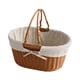 thumbnail image 1 of Cesta De Picnic De Ratán Sintético, Cesta De Frutas Tejida Para Bocadillos, Sándwiches, Estilo Parque D, 1 of 5