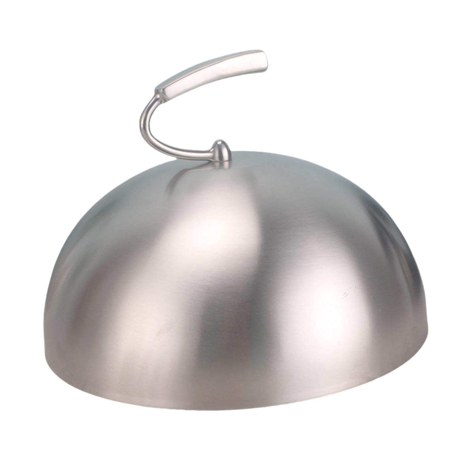 Bothyi - Cubierta Humeante De Rocas De Acero Inoxidable Para Hamburguesas Sándwiches Filetes 14Cmx7Cm Estilo E