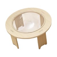 Magideal - Space Capsule Cat Bed Indoor Cats Kitten Nest Centro De Actividades Soporte De Madera Maciza Moda Práctica Estable Kitty Kitty Hamaca Suministros Para L