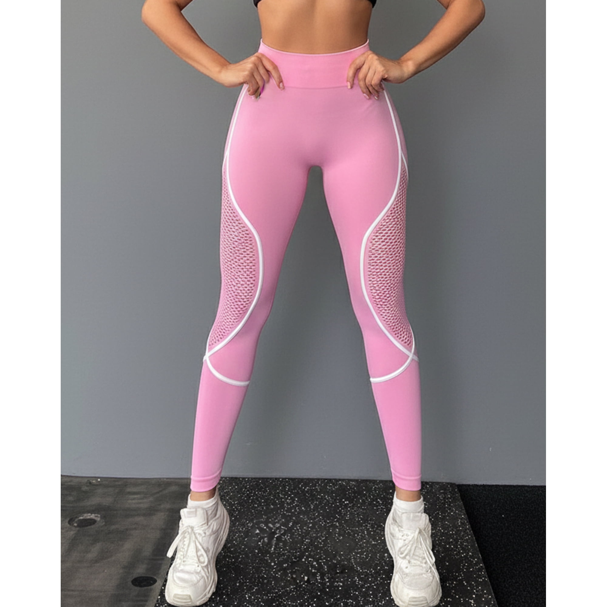 Flix Spa - Calza Deportiva Mujer Push Up Con Malla Transpirable