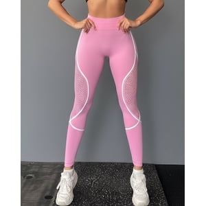 Flix Spa - Calza Deportiva Mujer Push Up Con Malla Transpirable