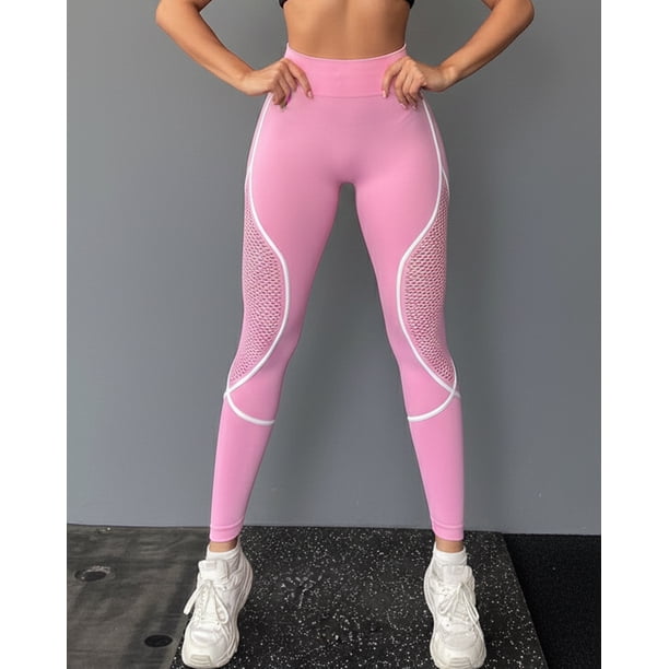 Calza Deportiva Mujer Push Up con Malla Transpirable