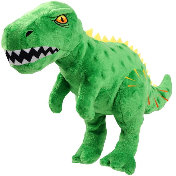 Dinosaurio homounter de peluche para perros grandes con chirriador