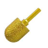 Magideal - Broca De Fresa De Pulido De Diamante, Broca De Pulido Vástago De 6 Mm Cabezal De Pulido Universal De 60 Mm De Largo Punto Montado De Pulido Para Pulir 25Mm