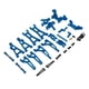 thumbnail image 1 of 1/16 RC Cars Metal Repuestos Accesorio Para 16207 16208 16209 16210 DIY Azul, 1 of 5