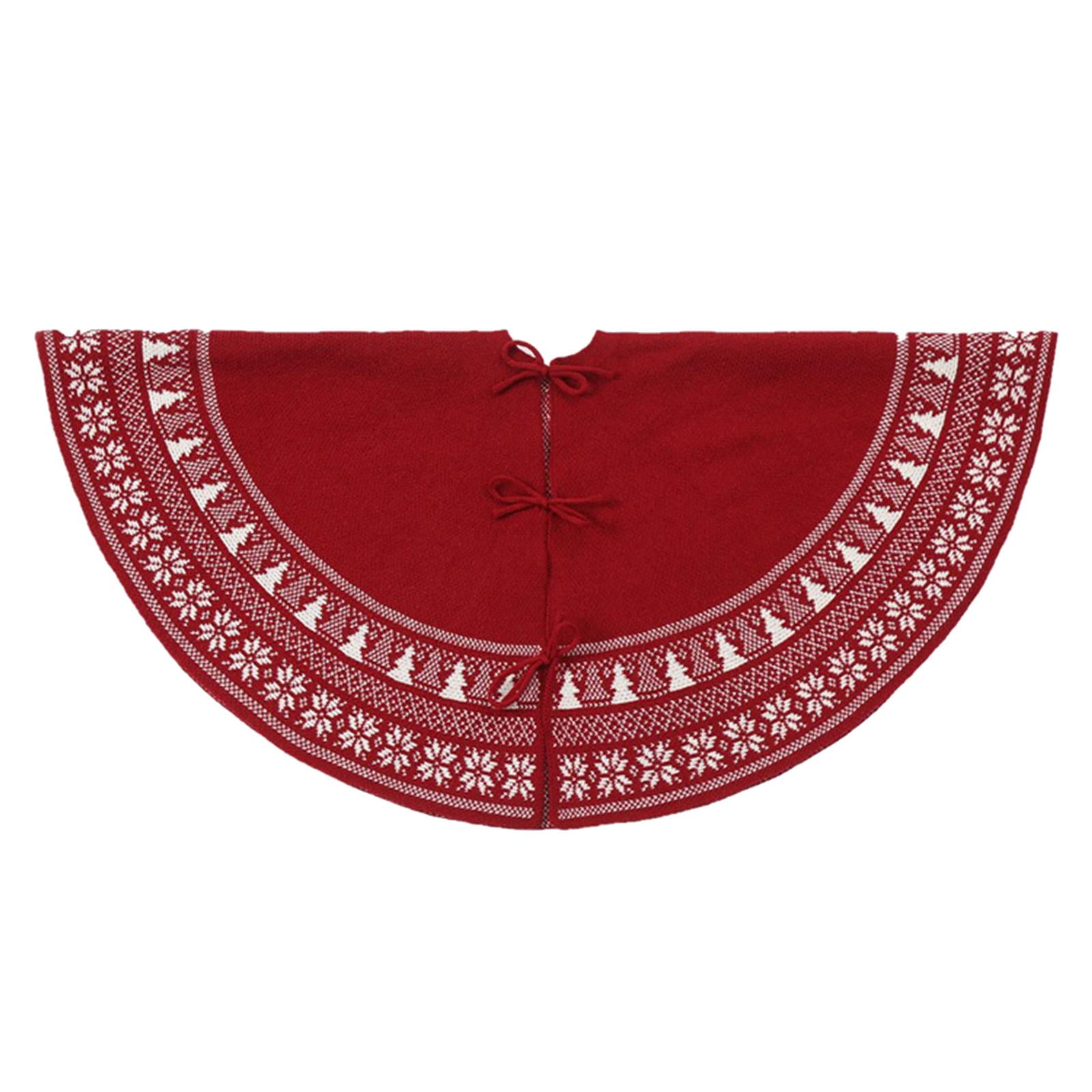Magideal - De De Navidad De 92cm, Flor Decorativa Para Sala De Estar, Cuerda Para El Hogar, Cubierta De Base De De Navidad Para Adornos De , Rojo 92cm Vino Tinto