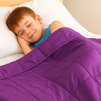 Glowup - Manta De Gravedad Niños Violeta 3.2K 152X102 Cm Manta De Peso