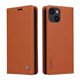 thumbnail image 5 of Funda Billetera de Cuero para iPhone 15 con Tarjetero y Soporte - Tapa Magnética Marrón, 5 of 6