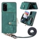 thumbnail image 1 of Funda Tipo Cartera con Correa Cruzada para Samsung Galaxy S20 Protección Contra Golpes Verde, 1 of 6