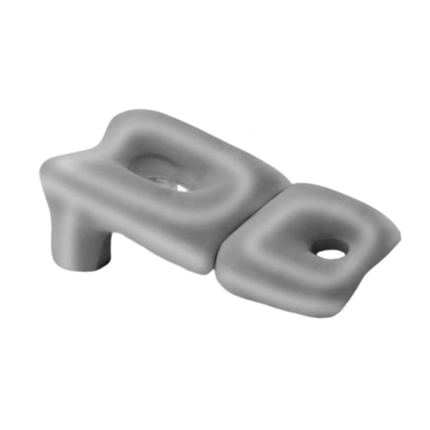 Almohada Boca Abajo Versátil Para Acostarse, Soporte Para El Cuello Y El Abdomen, Ideal Para Dormir En Casa, Color Gris