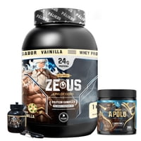 Palikos Fitness - Proteina Zeus Complex 1Kg Vainilla/Creatina 300G/Minibottle