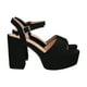 thumbnail image 3 of Sandalia Mujer Negro Sally Police, 3 of 5