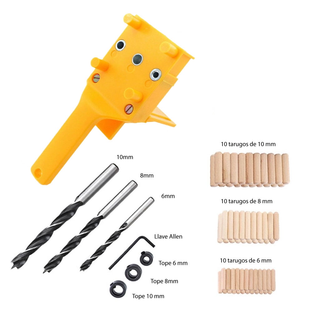 Jlg Importadora - Guía Brocas Plantilla Para Tarugos De Madera