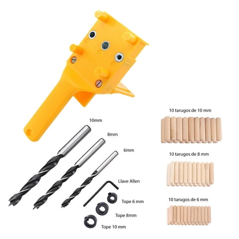 Jlg Importadora - Guía Brocas Plantilla Para Tarugos De Madera