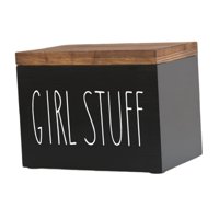 Magideal - Porta Tampones, Organizador Para El Período Menstrual, Organizador De Inodoro Rústico Y Creativo De Granja, Contenedor De Almacenamiento Para Baño, Al