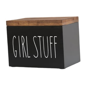 Magideal - Porta Tampones, Organizador Para El Período Menstrual, Organizador De Inodoro Rústico Y Creativo De Granja, Contenedor De Almacenamiento Para Baño, Al