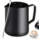 thumbnail image 1 of Jarra espumadora de leche iHeartyard, 600 ml, acero inoxidable, color negro, 1 of 6