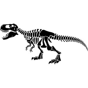 Rienda Libre Graphics - Decomural Esqueleto Huesos Dinosaurio Rex Ws-80000