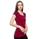 thumbnail image 2 of Camiseta mujer elasticada manga Corta Bambu 8326, 2 of 3