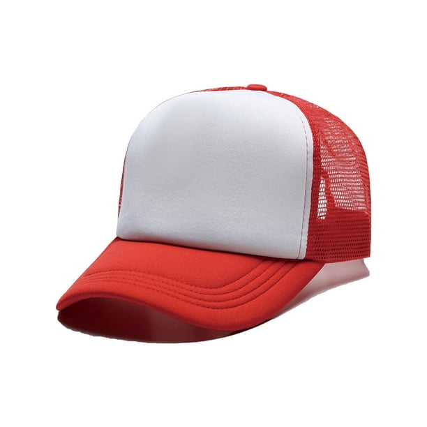 Candy-Colored Baseball Cap: Unisex Trendy Mesh Breathable Trucker Hat for Men & Women