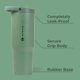 thumbnail image 2 of Botella de acero inoxidable HydroJug Sport de 950 ml, color salvia, 2 of 6