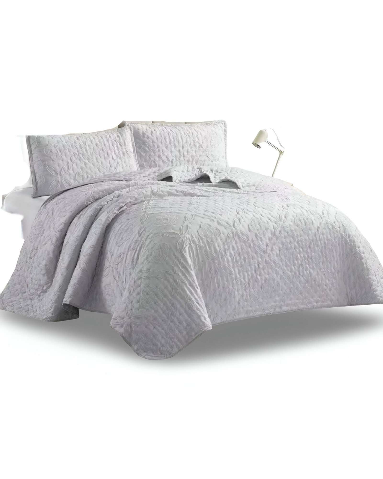 Meipulis - Cubrecama Quilt Delgado Diseño Tufting De Lujo Suave 2 Plazas