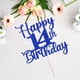 thumbnail image 3 of Decoración Para Tartas Con Purpurina Para Cumpleaños Número 14 Color Azul, 3 of 8