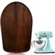 thumbnail image 1 of Tapete deslizante para batidora de madera natural de nogal para KitchenAid de 4.5-5 qt, 1 of 6