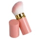 thumbnail image 1 of Brochas de maquillaje retráctiles para base, brocha de viaje de cabeza plana, brocha de base portátil con funda, 1 of 5