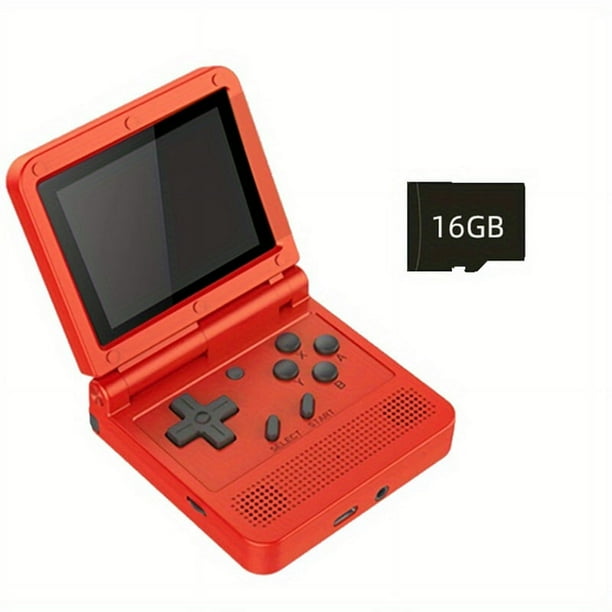 Flip Folding Handheld Game Console 3 Inch IPS Screen Portable Mini Retro Game Console For Kids Adult GB/GG/NGP/GBA/MS/WS/FC/MD/SFC/PS/PCEArcade Gaming Gift
