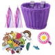 thumbnail image 1 of de con decoración de borlas tejida con almacenamiento frontal de ratán accesorios de hechos con , púrpura, 1 of 5
