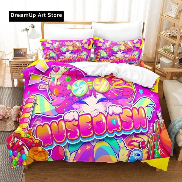 AnimeMuse Dash Bedding Set Bed Set Adult Kid Bedroom Duvet cover Sets Home Textiles