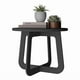 thumbnail image 1 of Mesa de Centro Minimalista Redonda Madera Grafito, 1 of 2