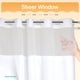 thumbnail image 5 of Cortina de ducha River Dream Heavyweight Waffle Weave White, 5 of 9