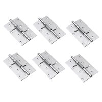 Magideal - Bisagra De Puerta Con Resorte De Cierre Automático De 6 Piezas Bisagra Con Resorte Fácil De Instalar Versátil Para Puerta Trasera Accesorio Resistente 4 Pulgadas