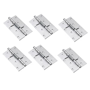 Magideal - Bisagra De Puerta Con Resorte De Cierre Automático De 6 Piezas Bisagra Con Resorte Fácil De Instalar Versátil Para Puerta Trasera Accesorio Resistente 4 Pulgadas