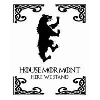 Rienda Libre Graphics - Decomural House Mormont Game Of Thrones Ws-34188