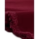 thumbnail image 5 of INSPIRE CHIC Falda de Mezclilla de Cintura Alta para Mujer Falda de Jean de Largo a la Rodilla con Dobladillo Deshilachado y Bolsillos Rojo Oscuro S, 5 of 6